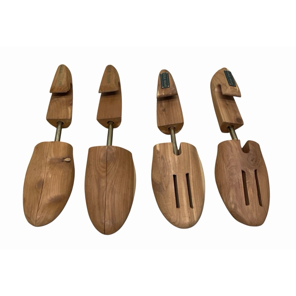 Cole Haan Cedar Shoe Trees Stretcher 2 Pairs Of Shoe Ins Size L And XL